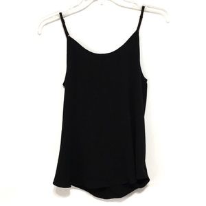 Naked Zebra Tops - Naked Zebra Black Crossover Tank Top Naked Zebra Tops - Naked Zebra Black Crossover Tank Top